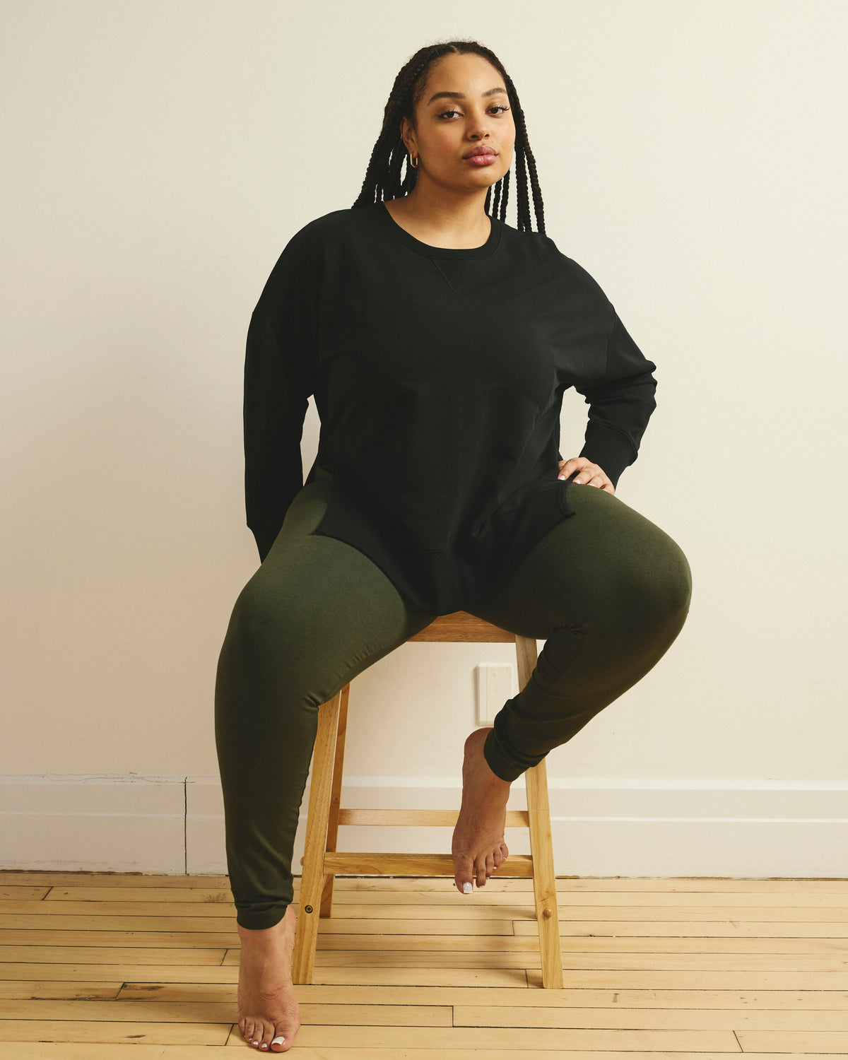 Roya Leggings 27 Inch - Nori