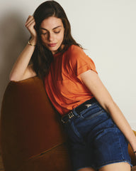 Light-As-Air Boy Tee - Italian Orange
