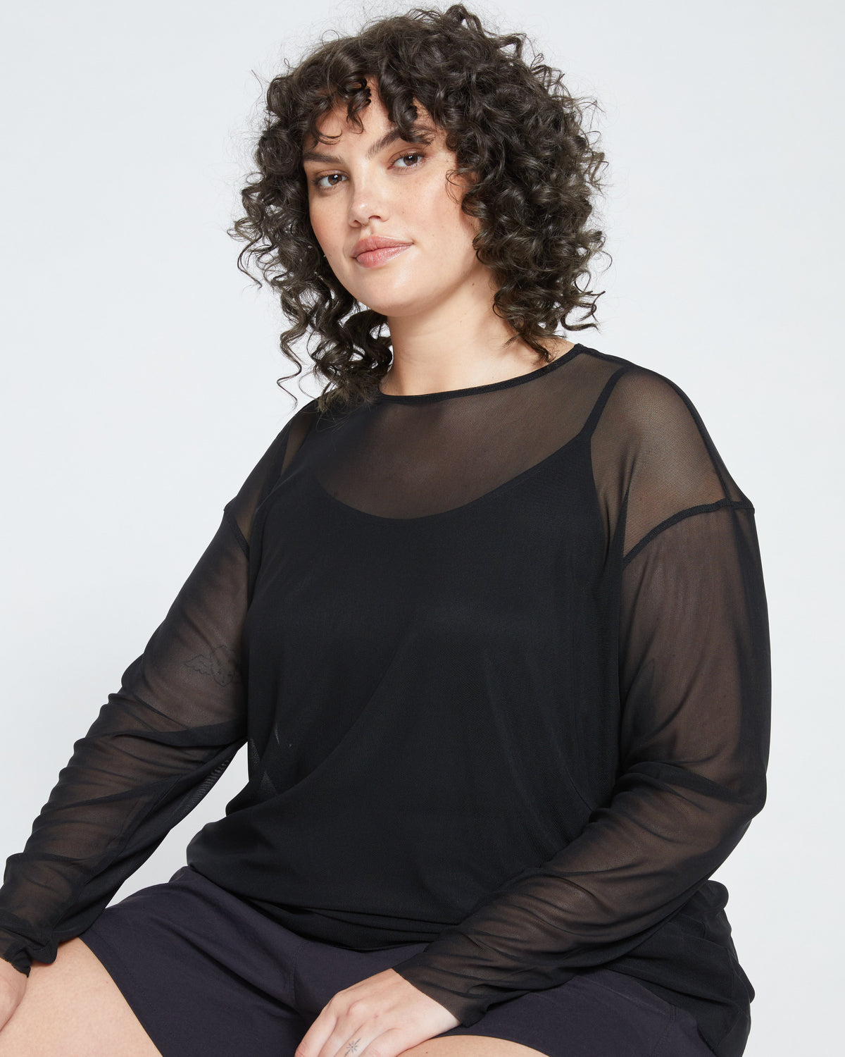 Thames Fog Top - Black