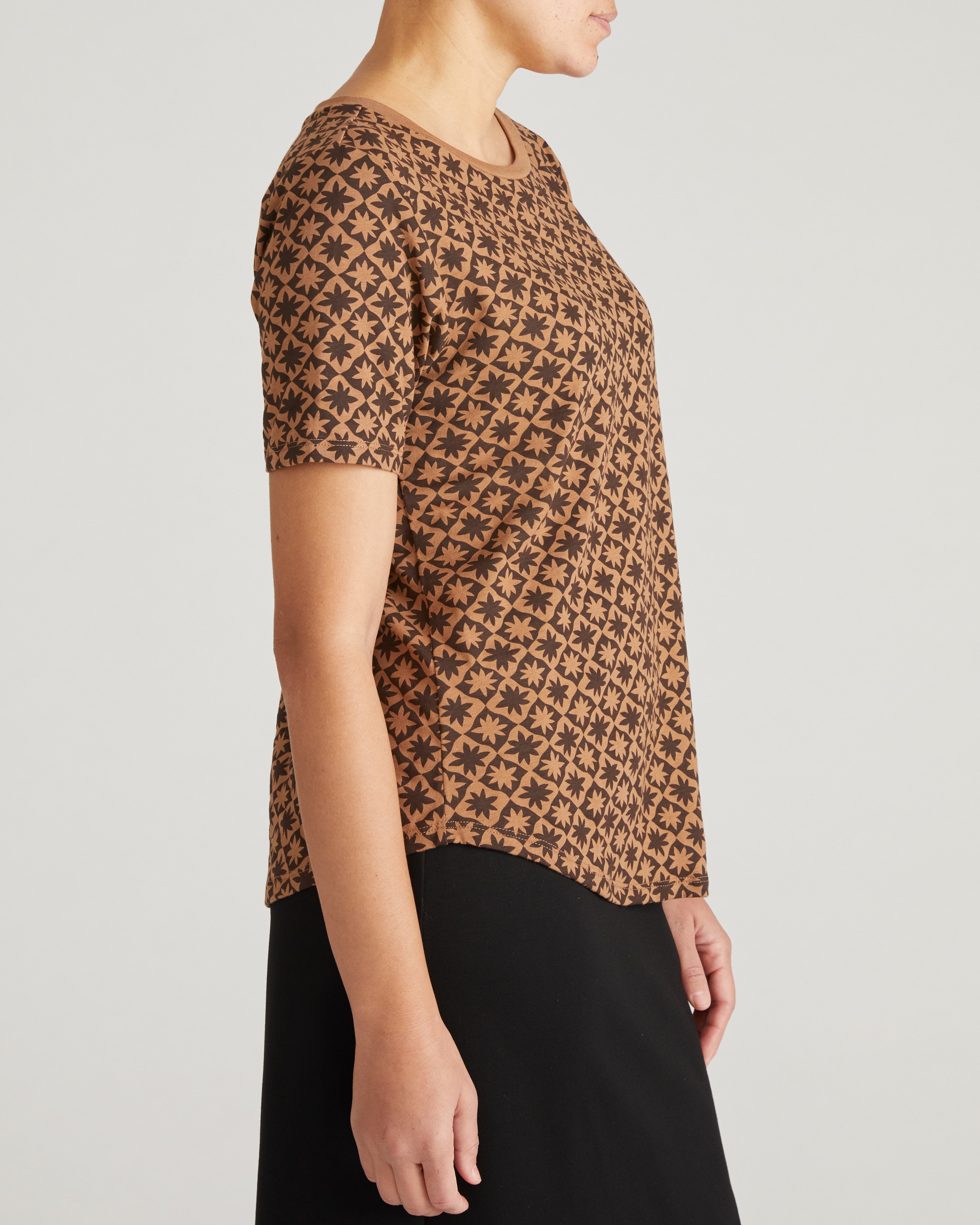 Tee Rex - Brown Hacienda Print