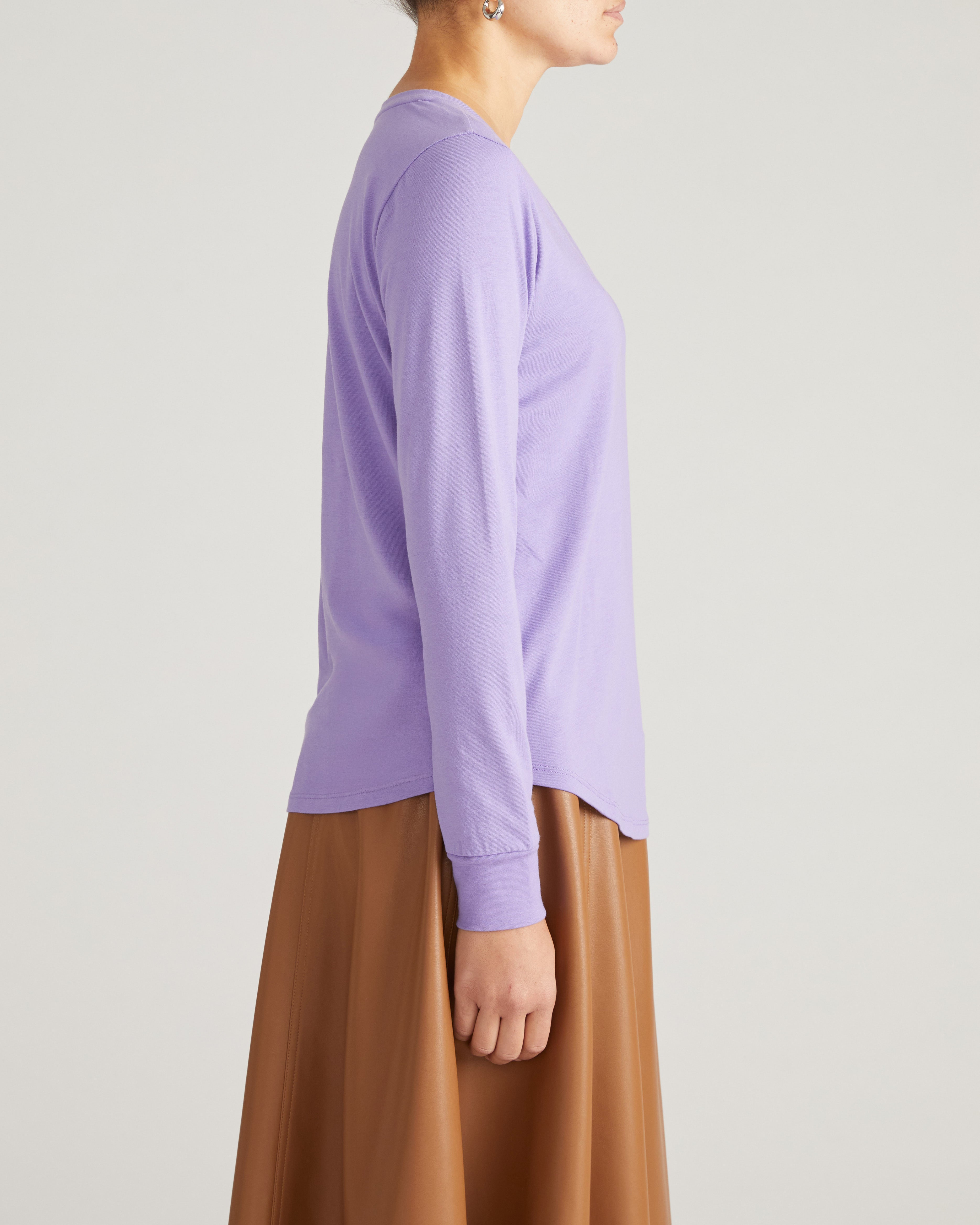 Long Sleeve Tee Rex - Purple Posey