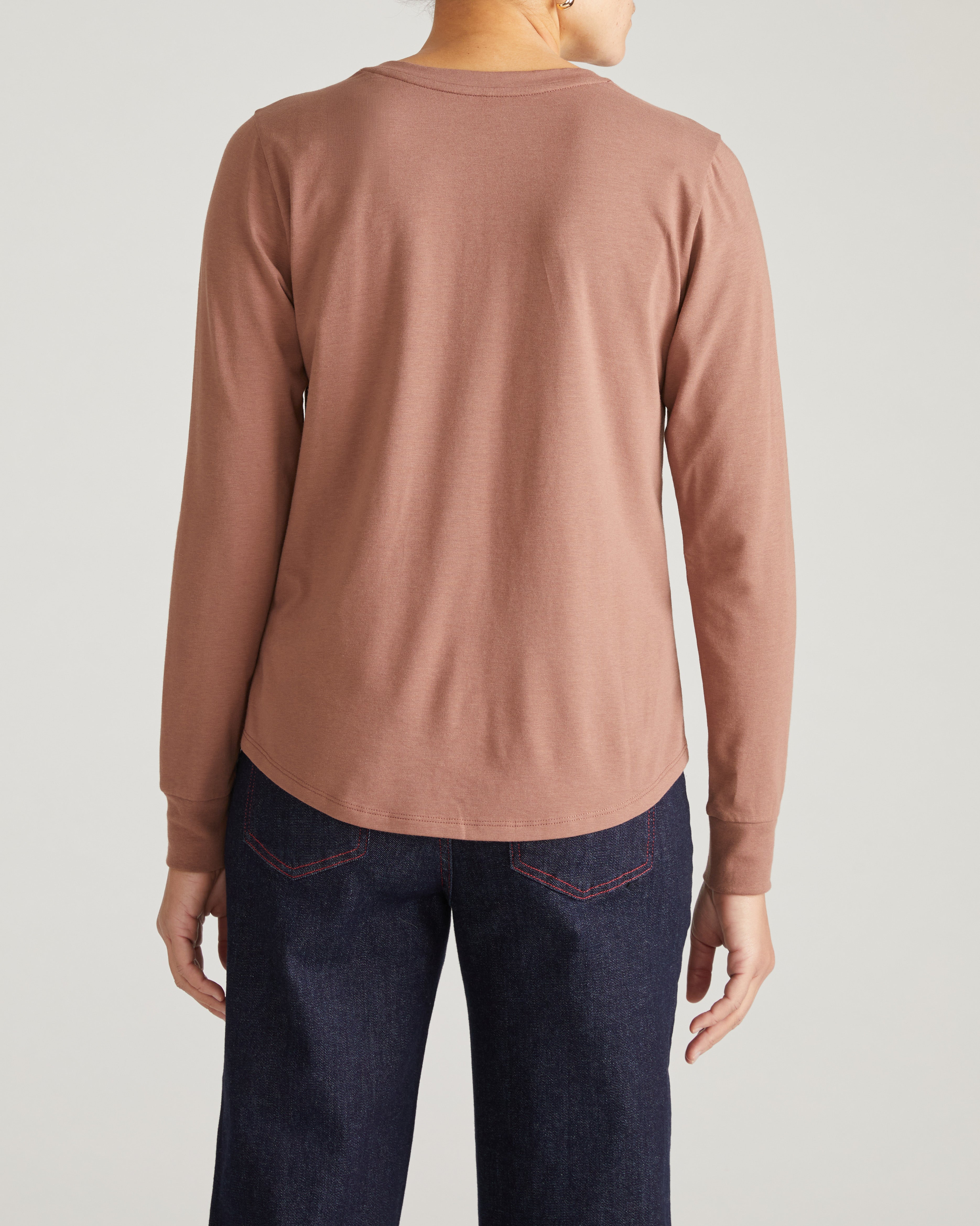 Long Sleeve V Rex - Allspice