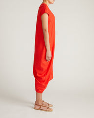 Iconic Stretch Linen Blend Geneva Dress - Shoreline Sunset