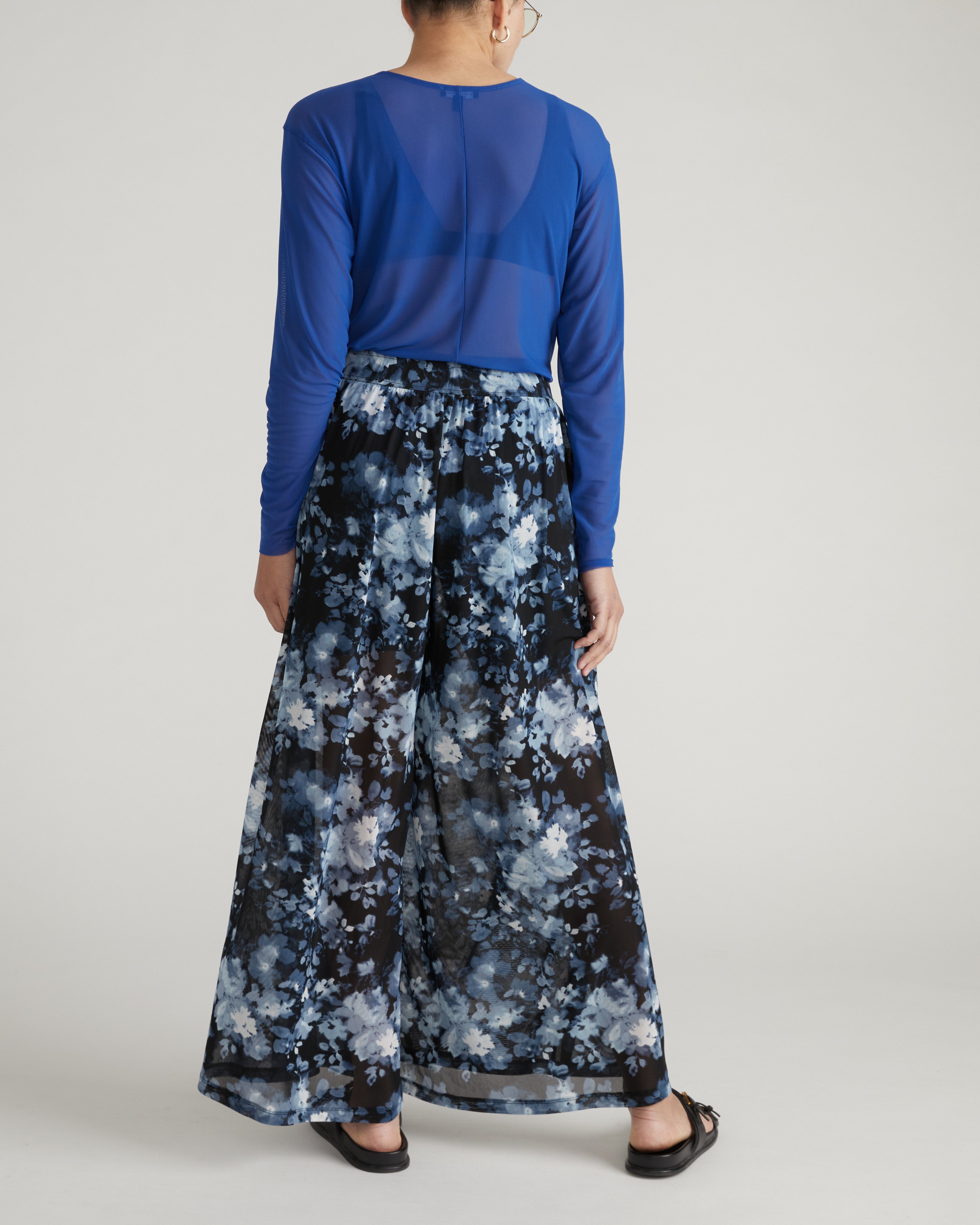 Thames Fog Top - Ultramarine