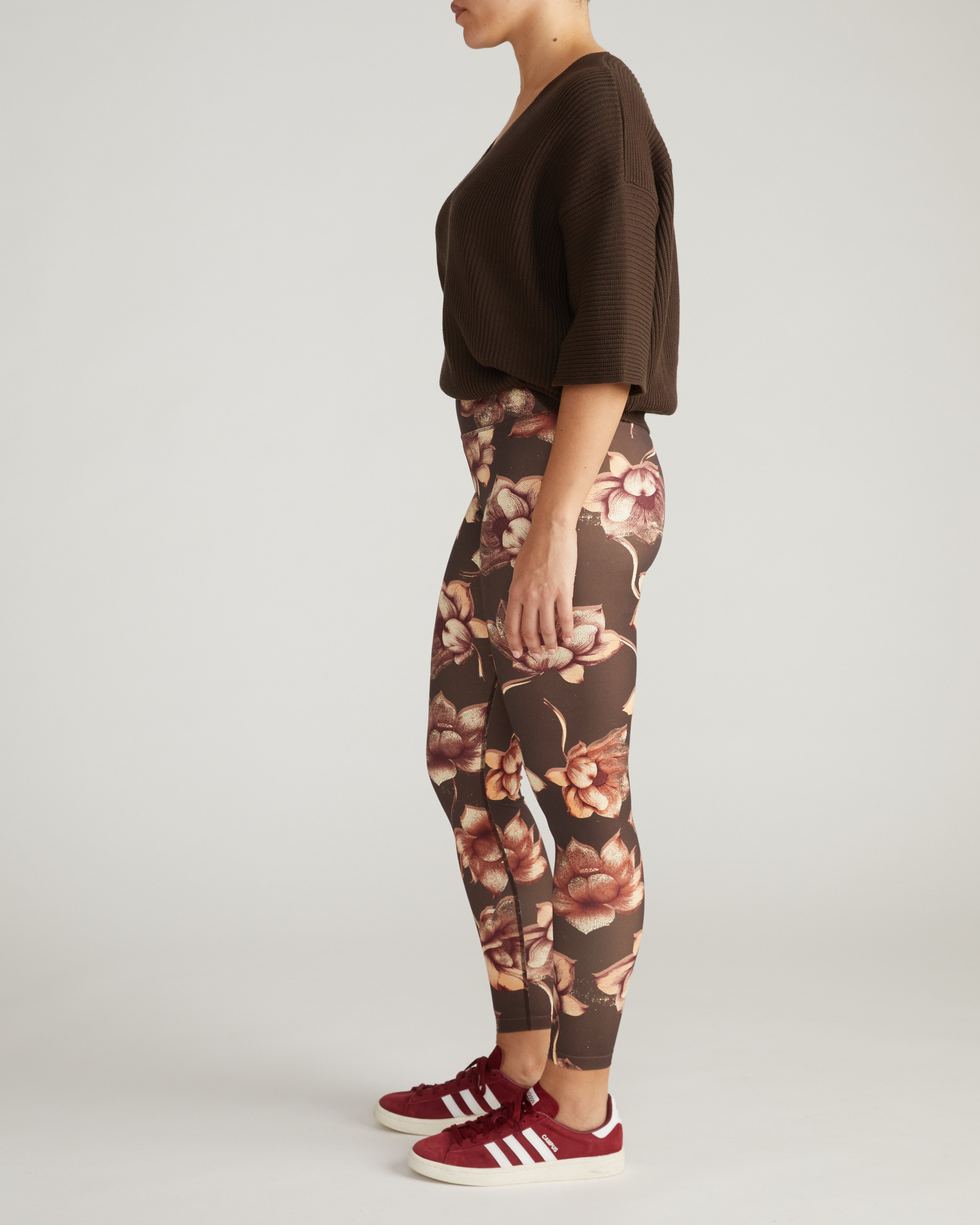 Next-to-Naked Legging - Lotus Print