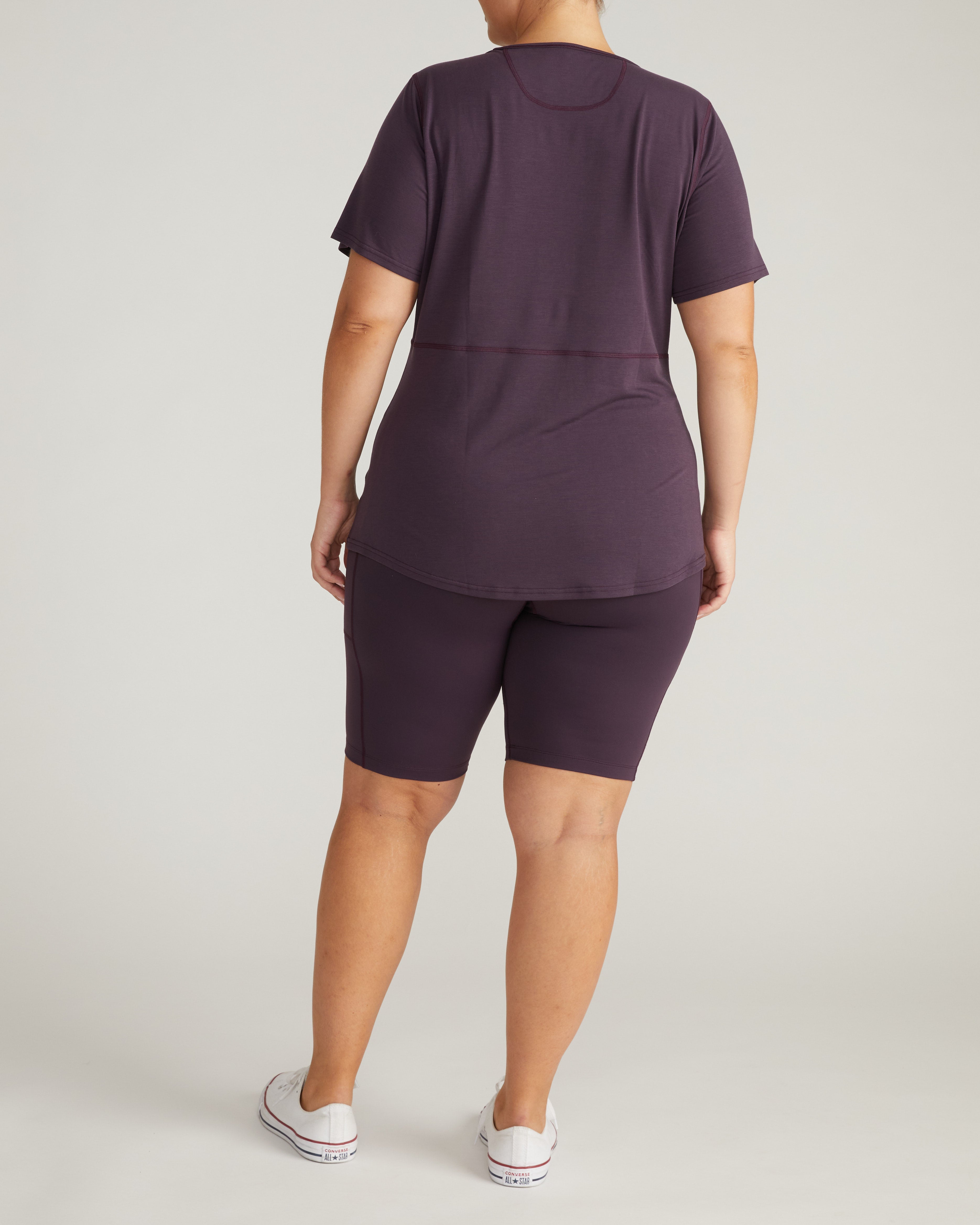 Mia Movement Tee - Purple Jewel
