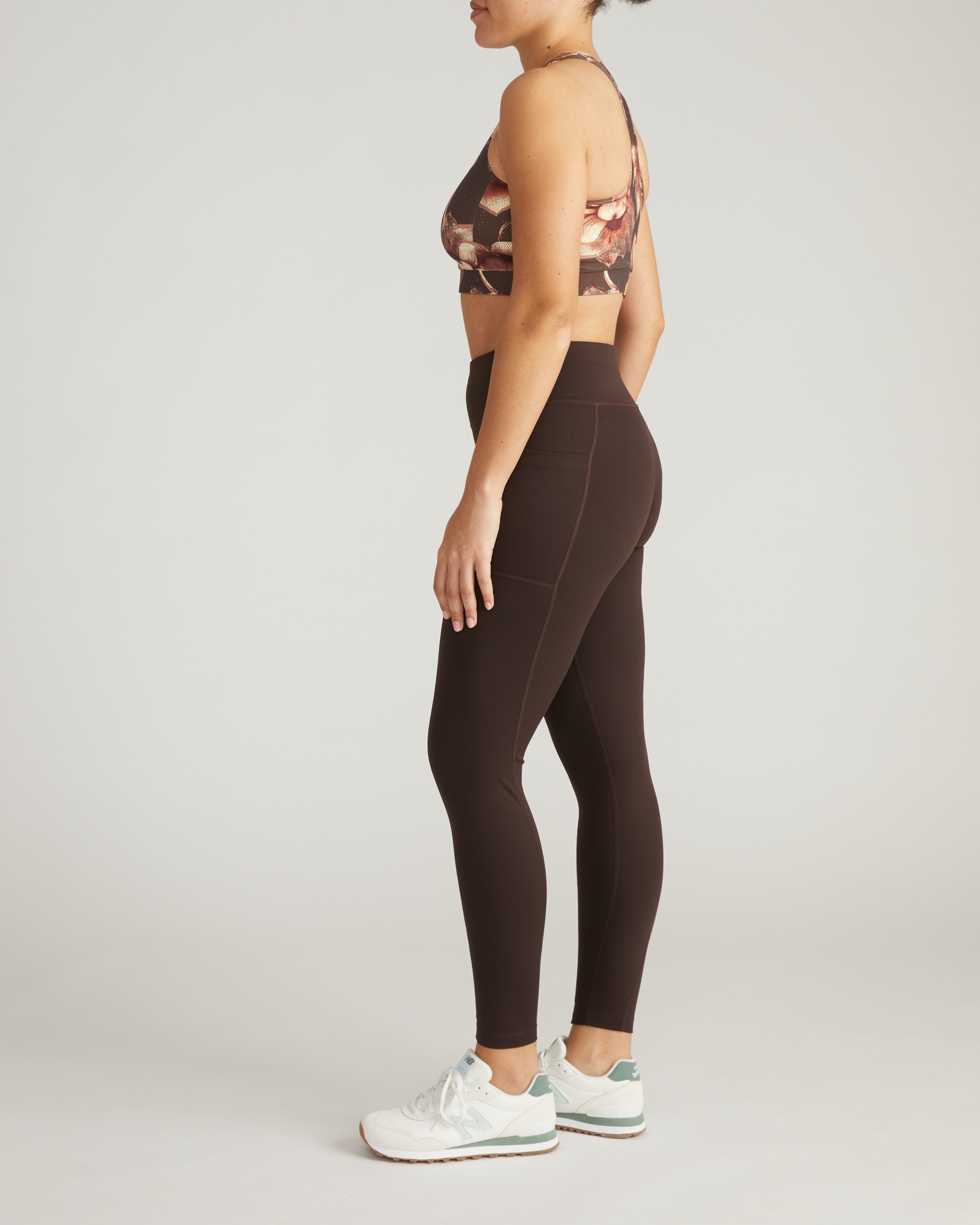Next-to-Naked Pocket Legging - Deep Brown