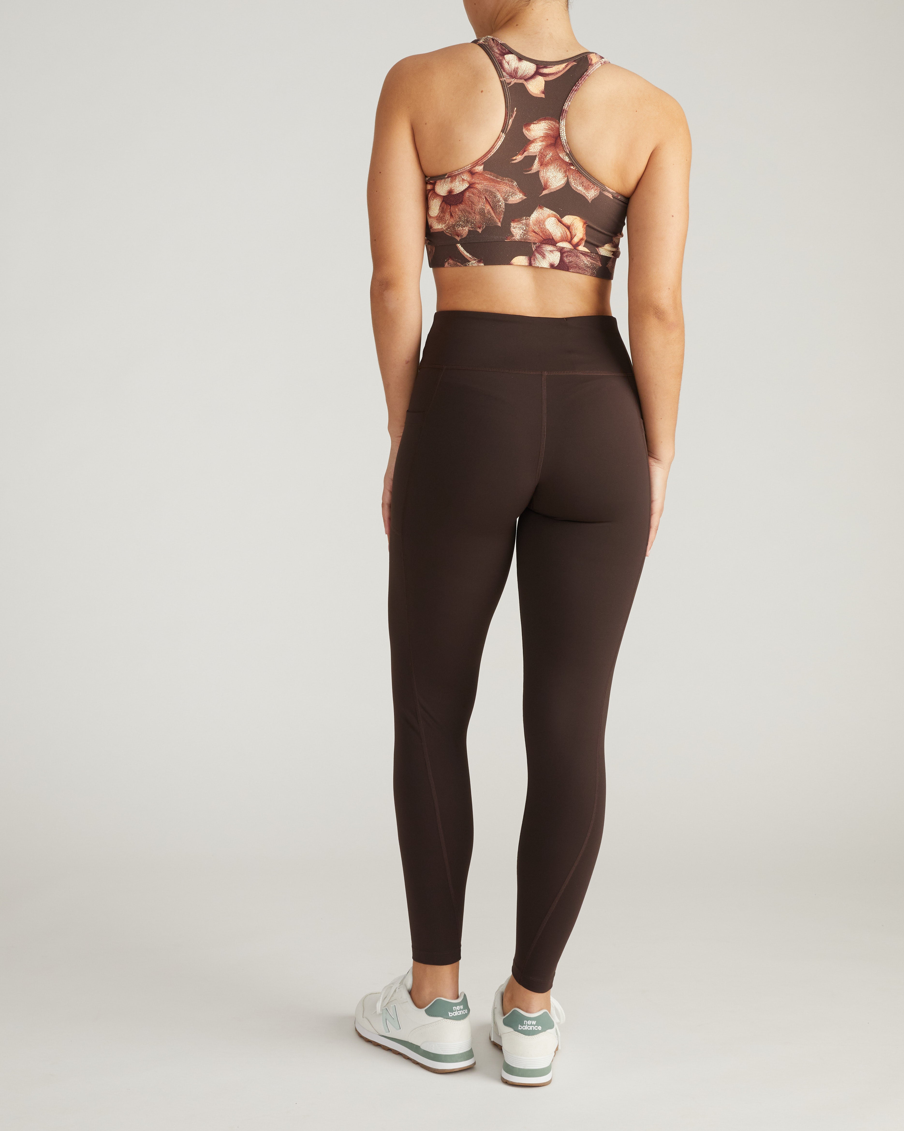 Next-to-Naked Pocket Legging - Deep Brown