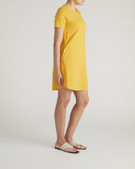 Halie T-Shirt Dress - Goldenrod