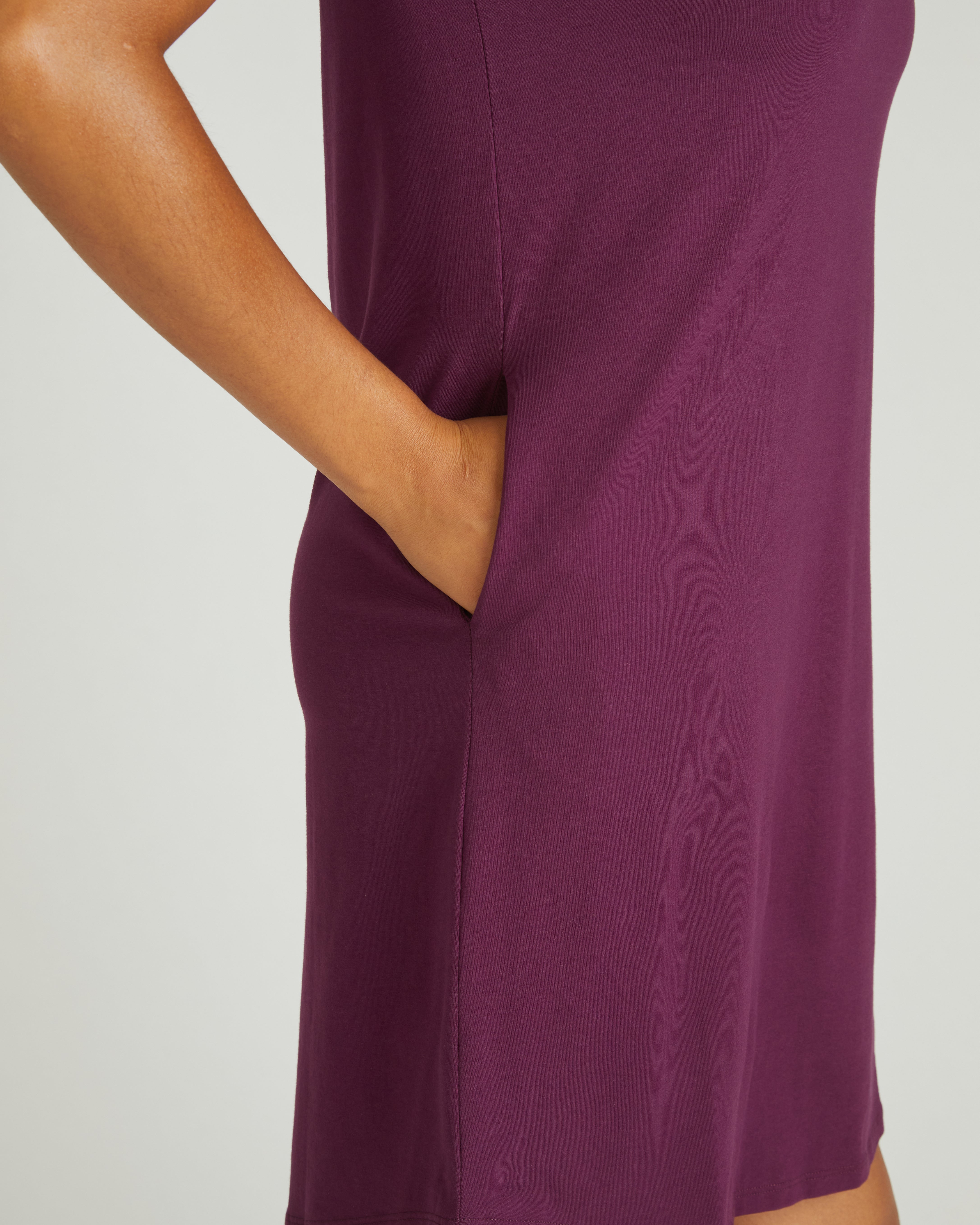 Halie T-Shirt Dress - Gamay