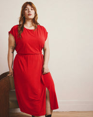 Havana Divine Jersey Dress - Lipstick