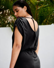 Havana Divine Jersey Dress - Black