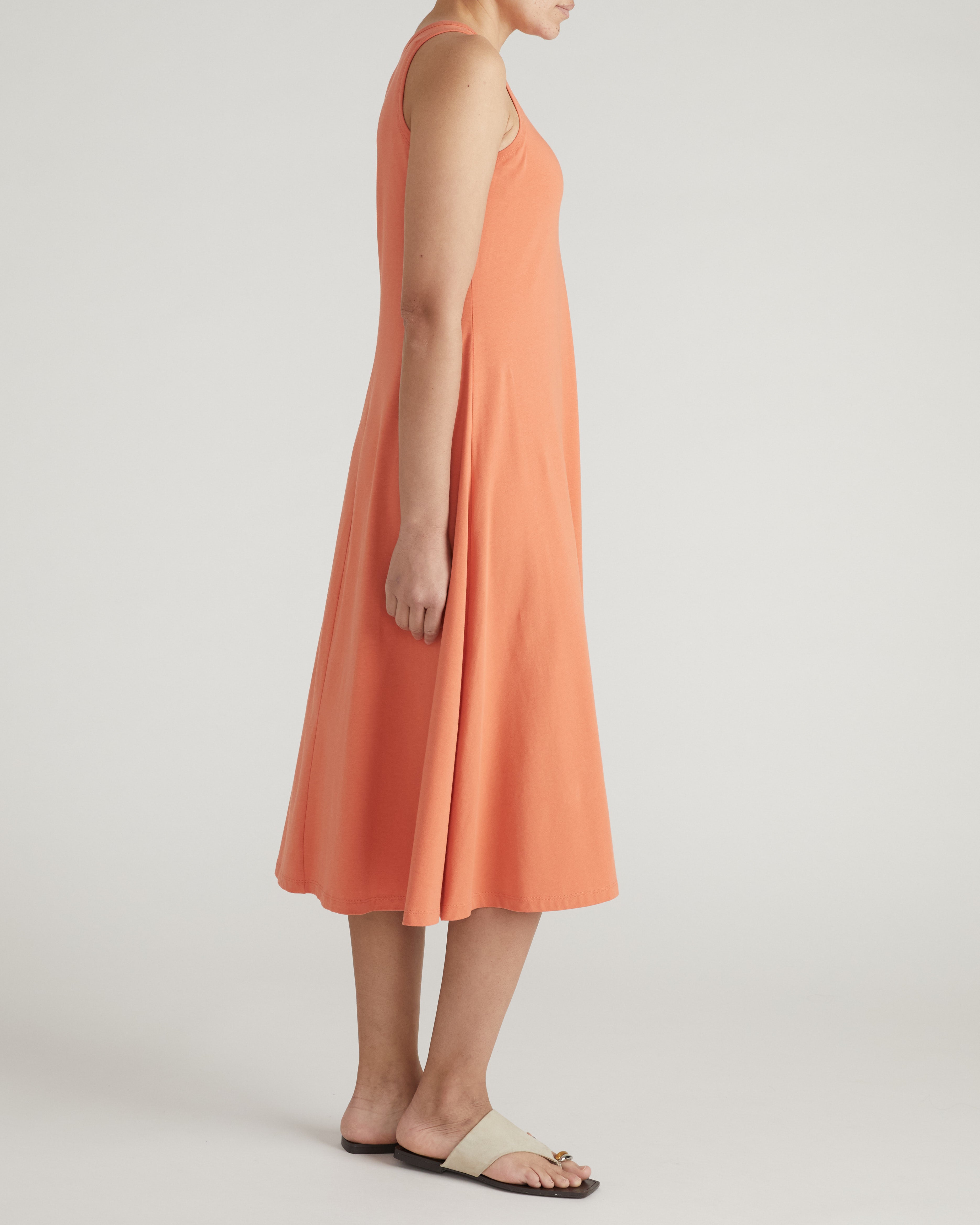 Sardinia Tank Dress - Italian Orange