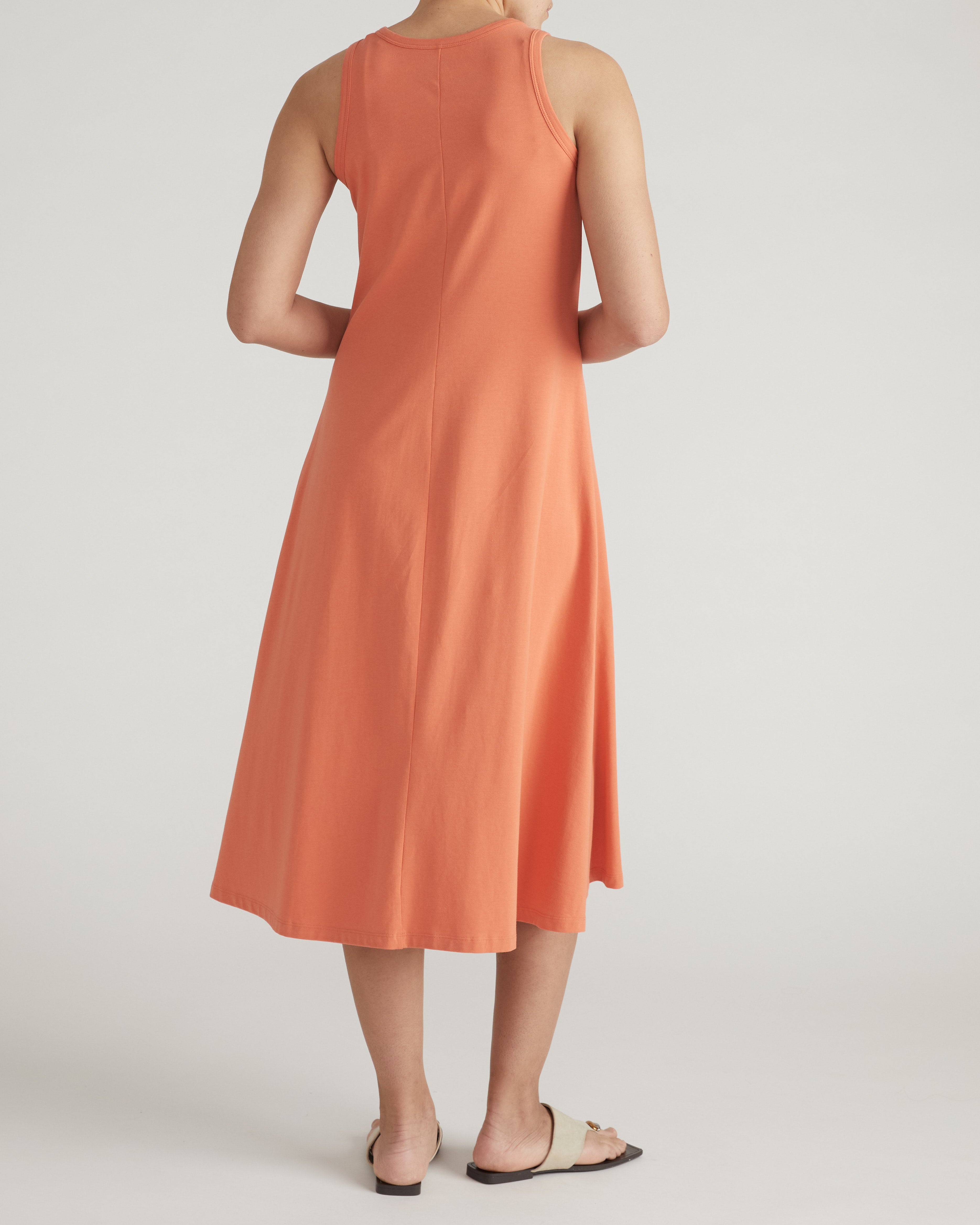 Sardinia Tank Dress - Italian Orange