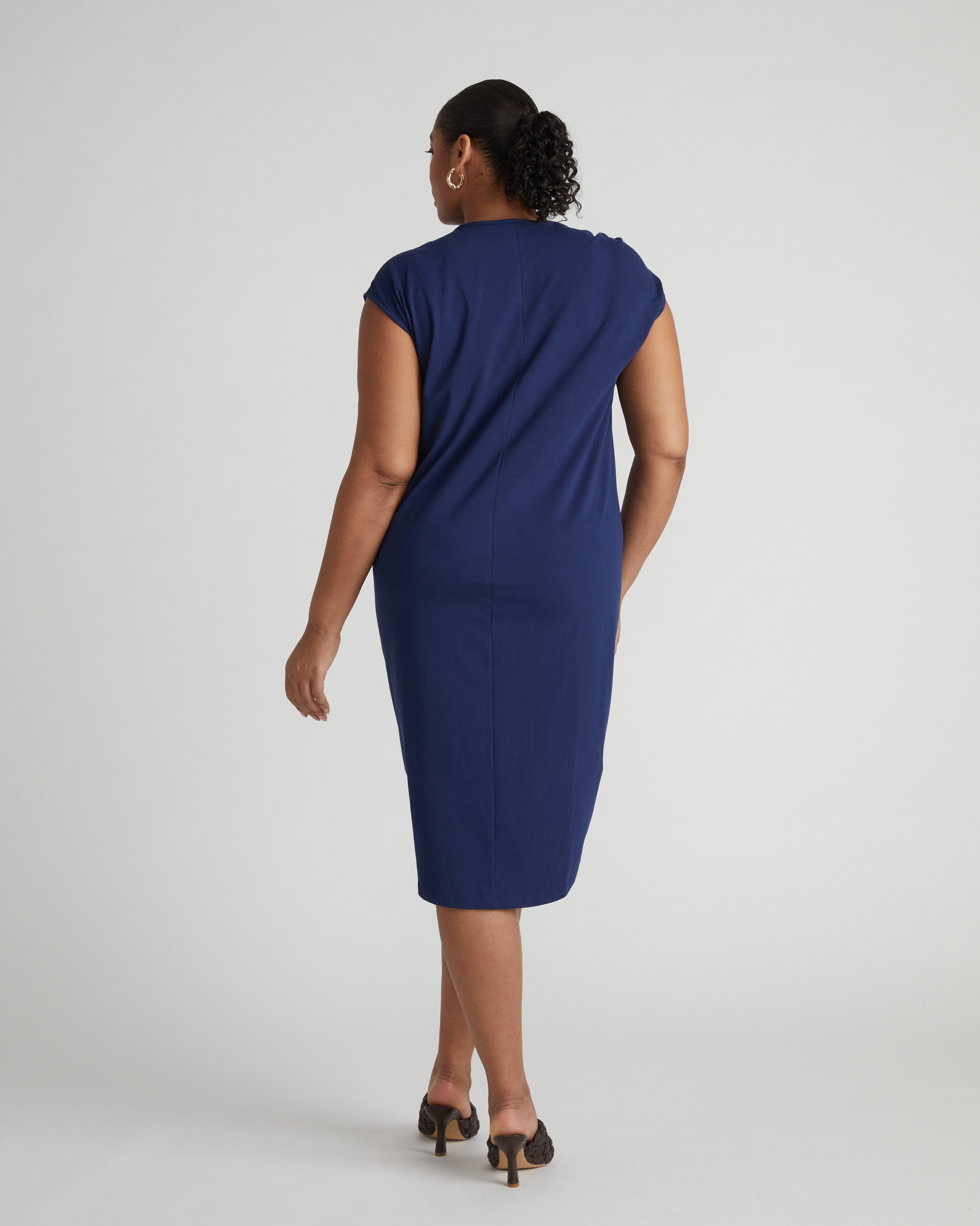 Shoulder Knot Dress - Cenote