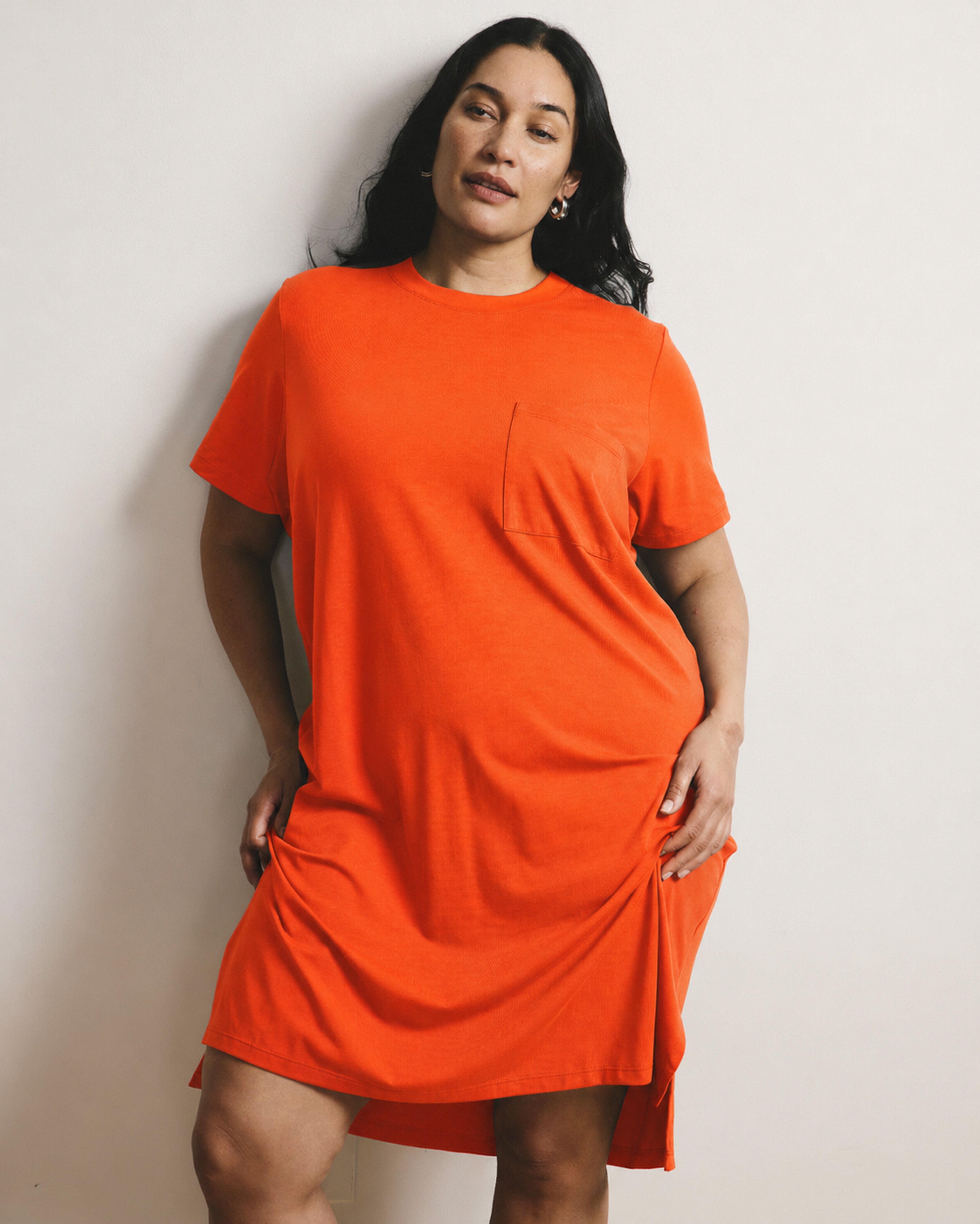 Garcon Tee Dress - Poppy