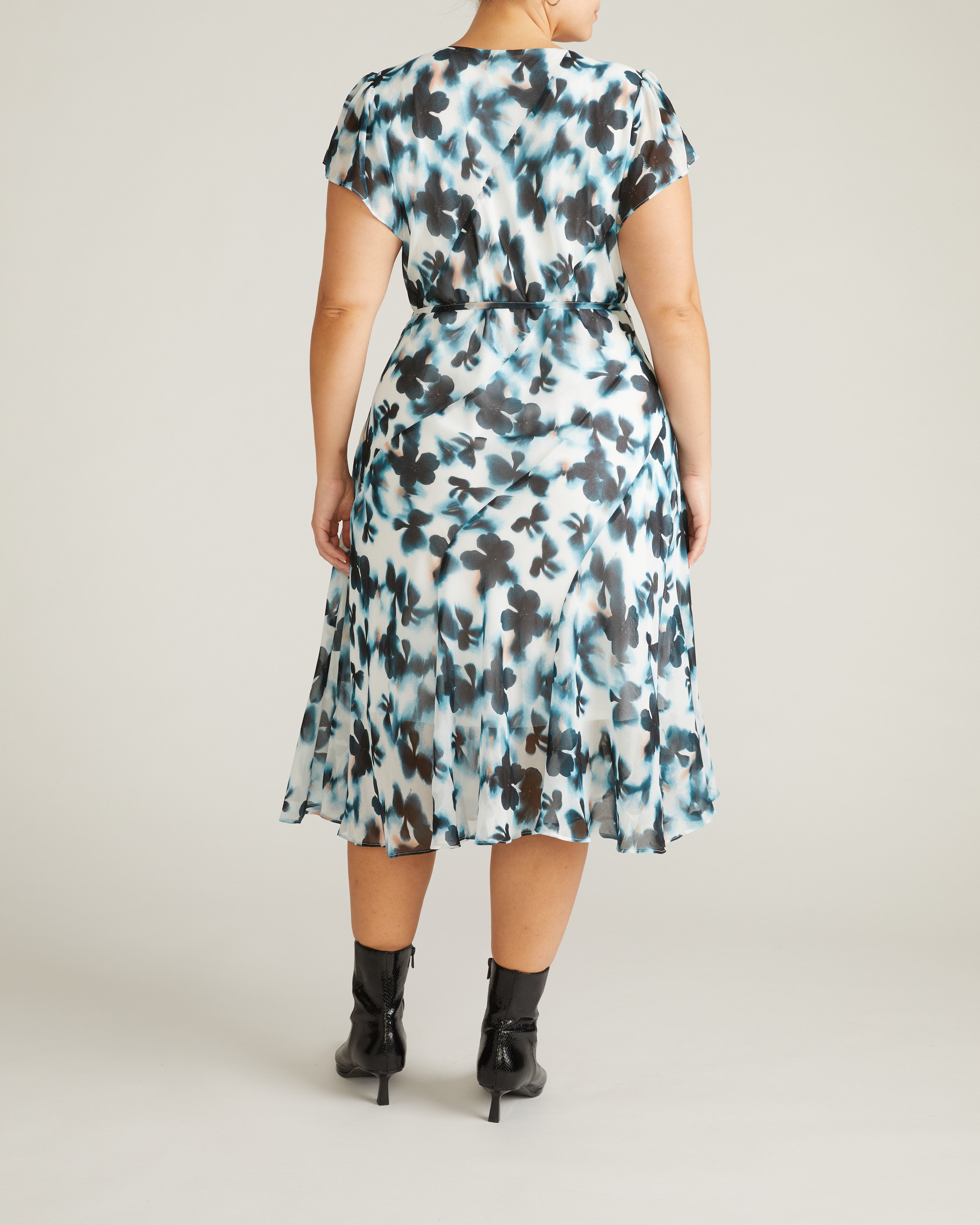 Seville Chiffon Dress - Primrose Hill Print