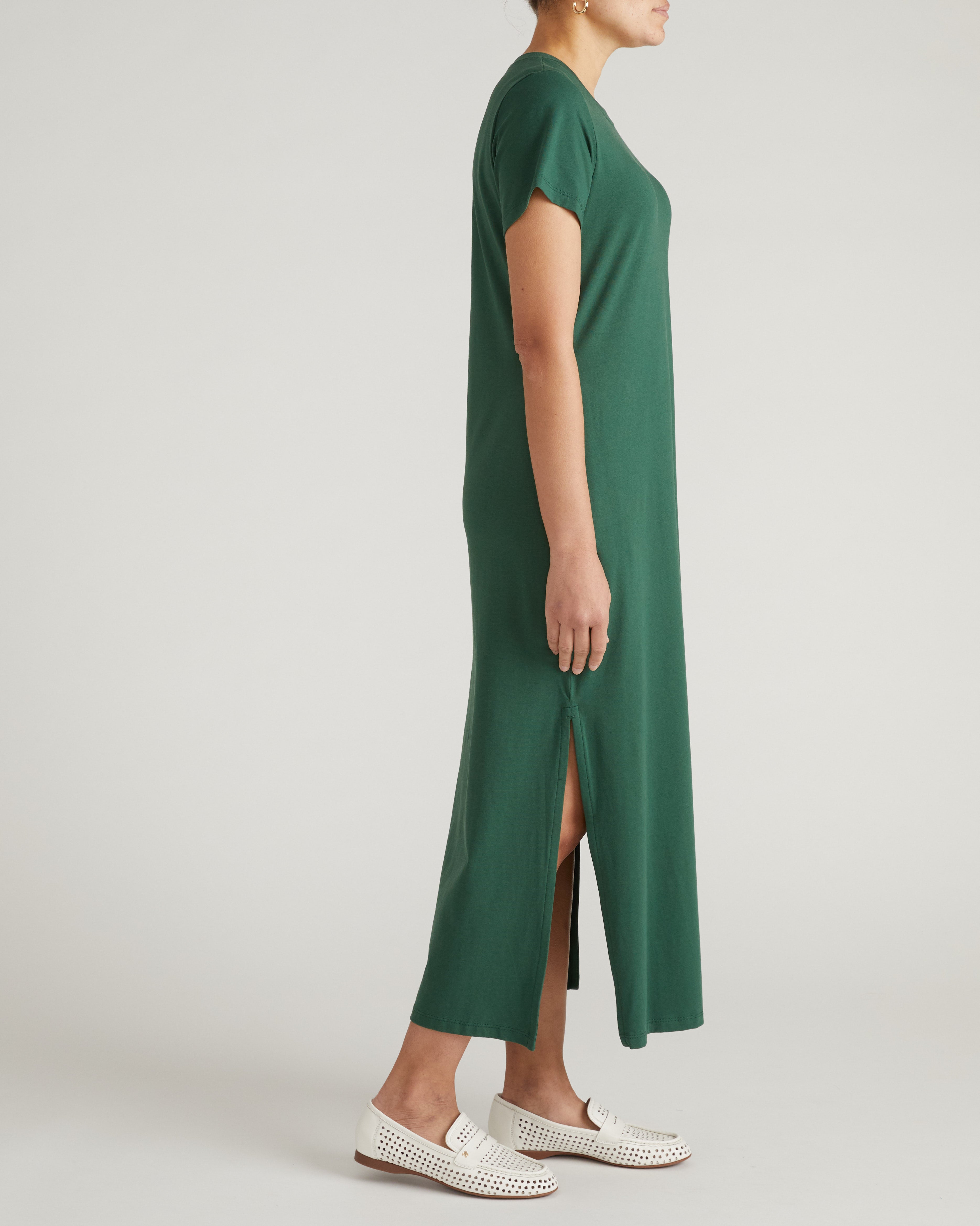 Maxi T-Shirt Dress - Conifer