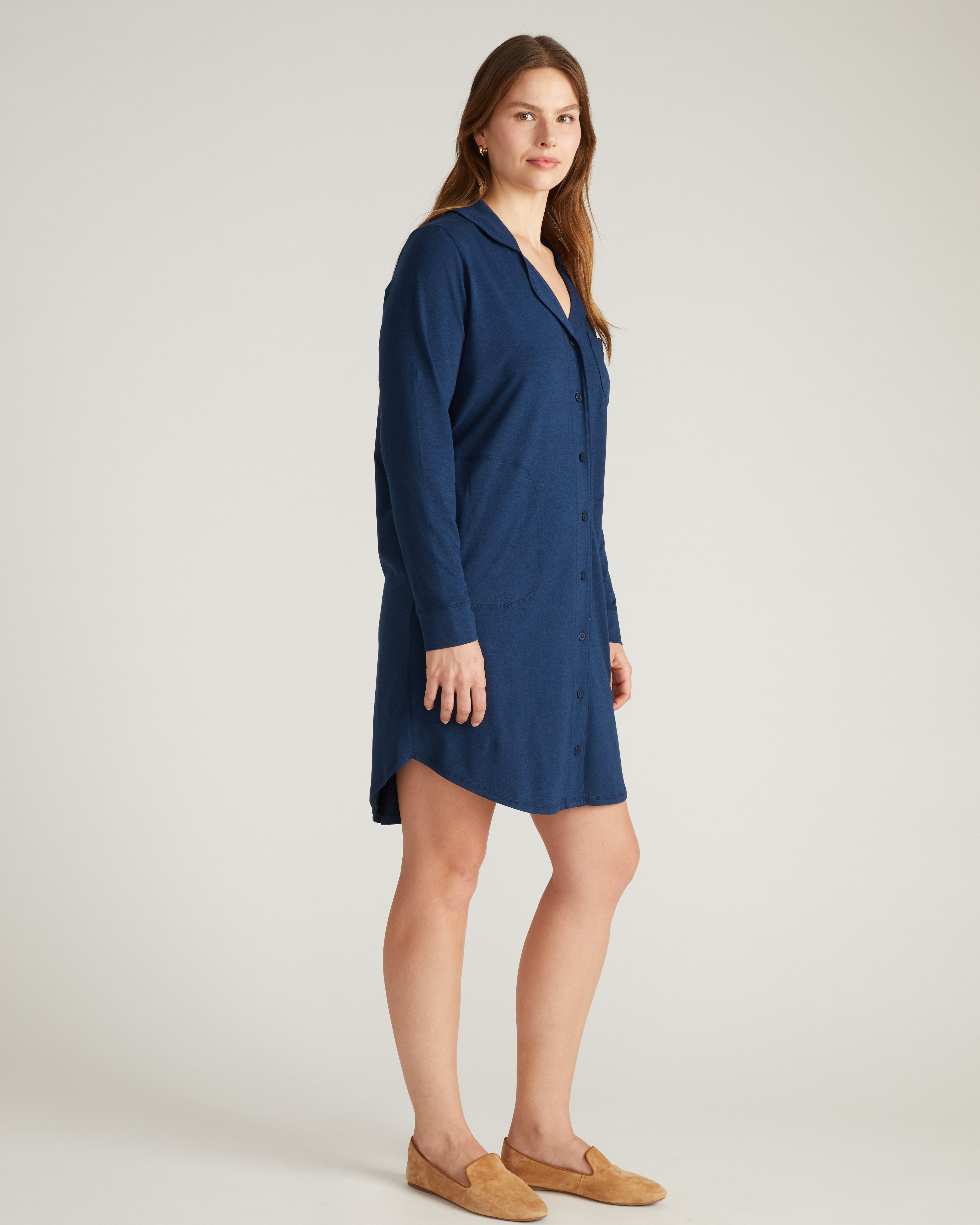 Softie Silky Jersey Sleepshirt - Pageant Blue
