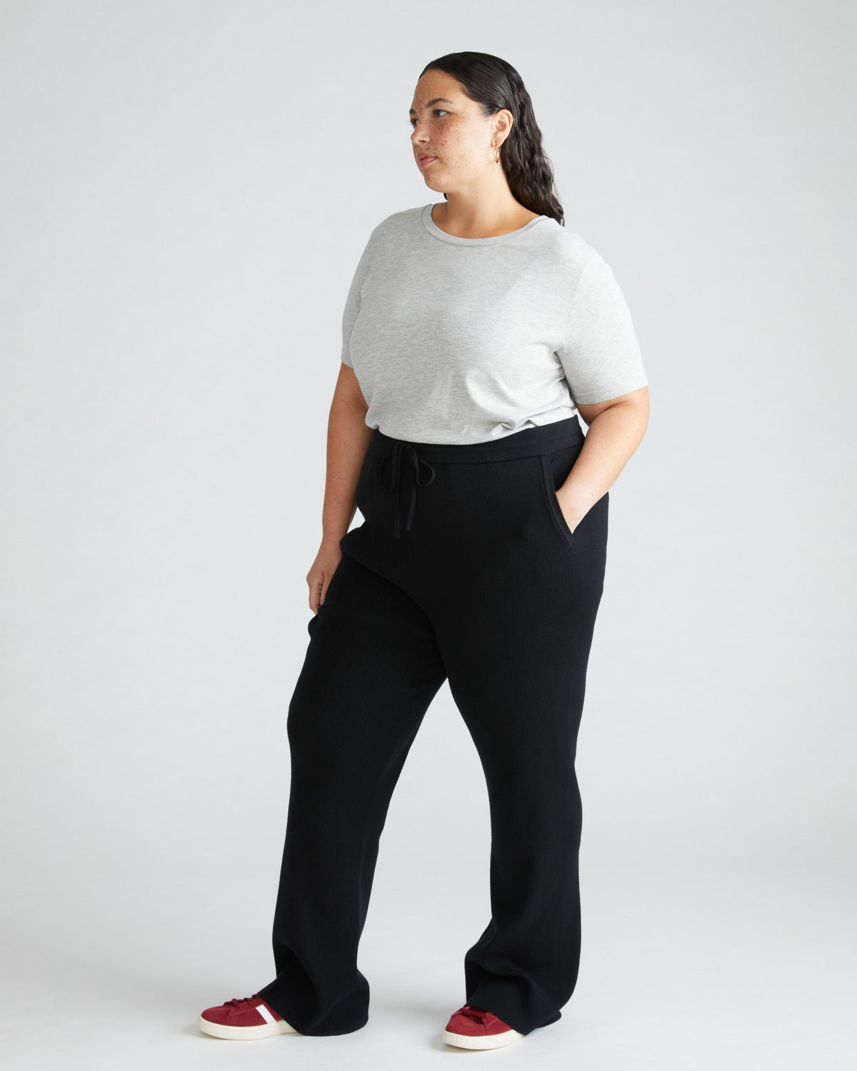 Knitted Mila Pants - Black