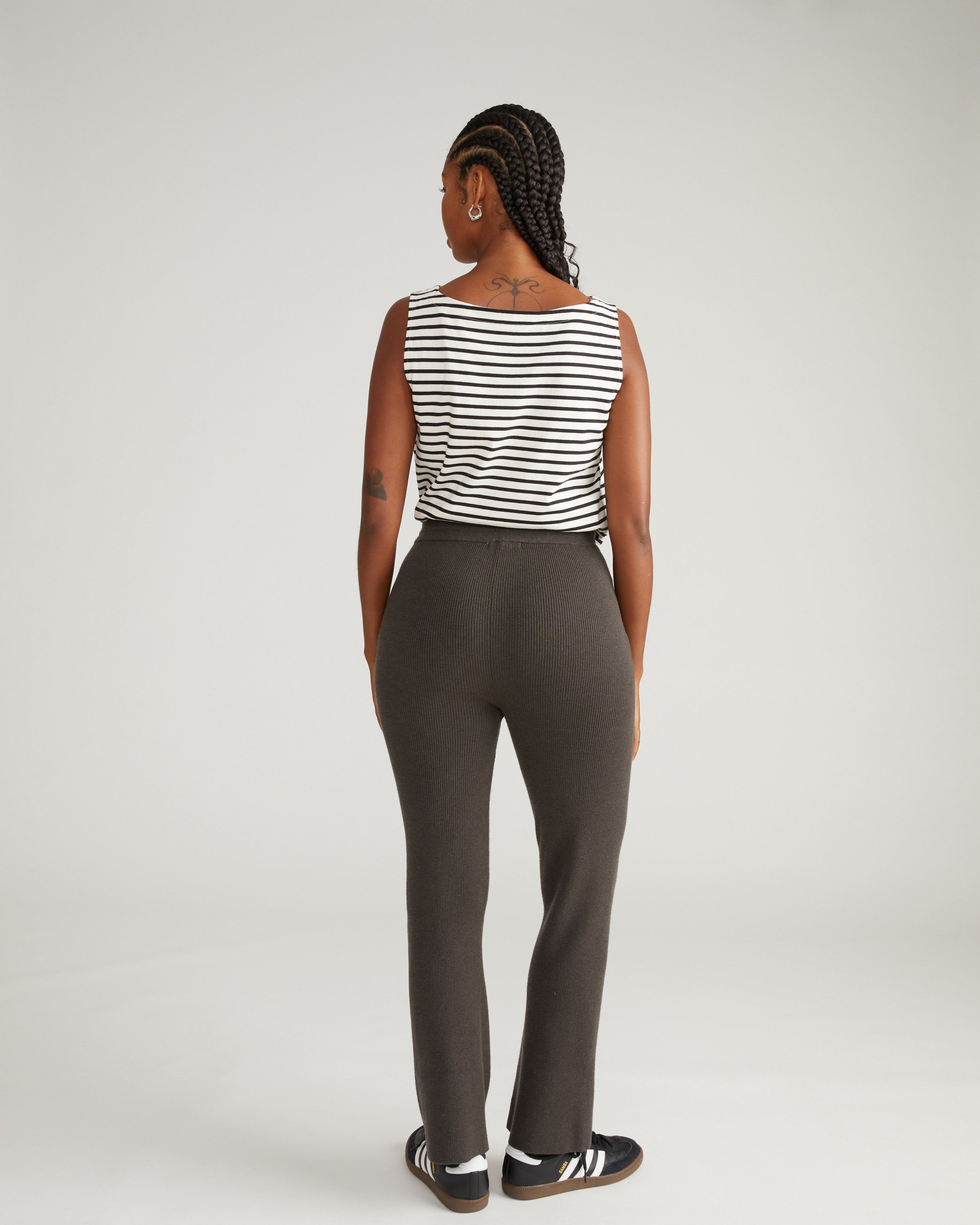 Knitted Mila Pants - Graphite