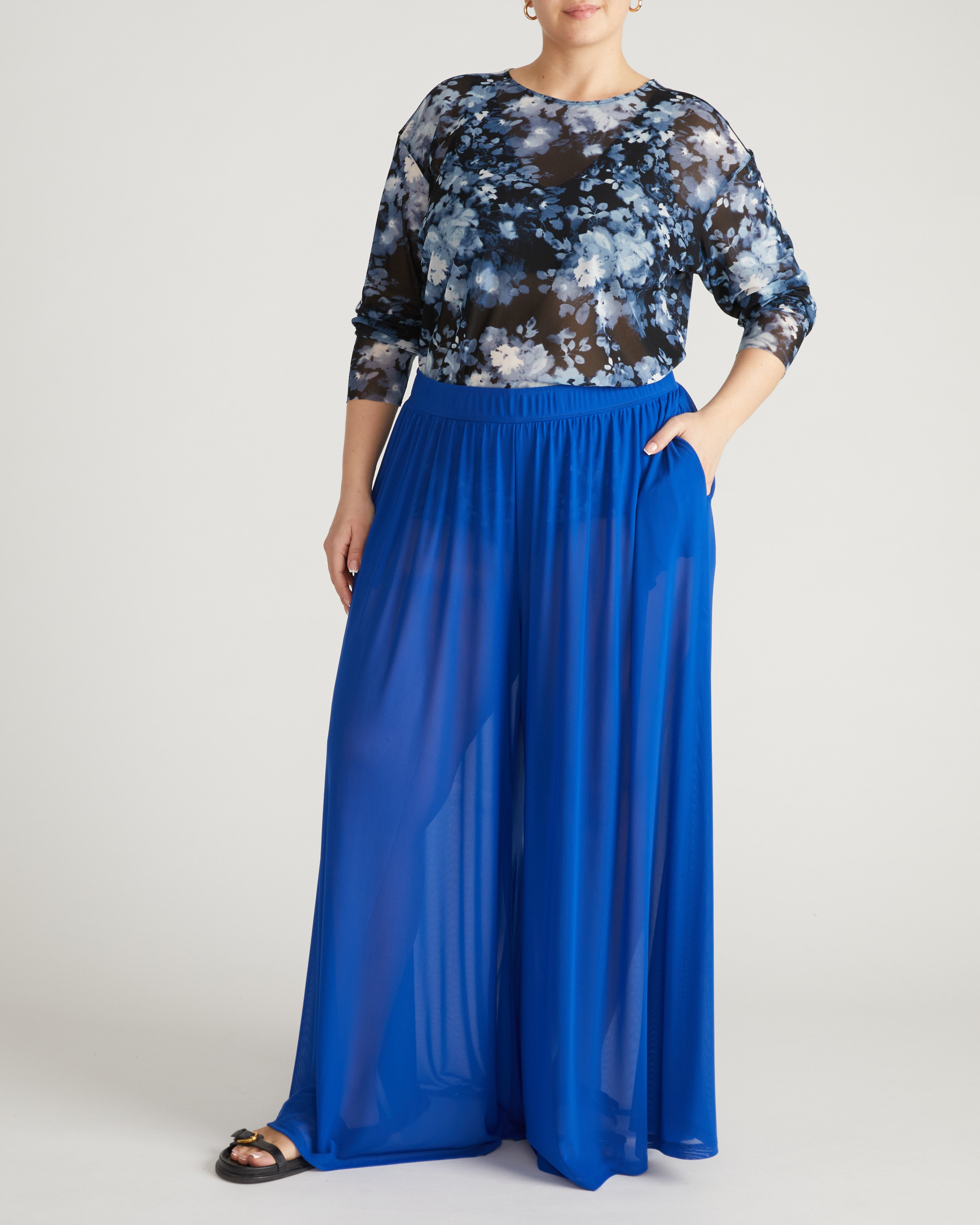 Thames Mesh Pants - Ultramarine