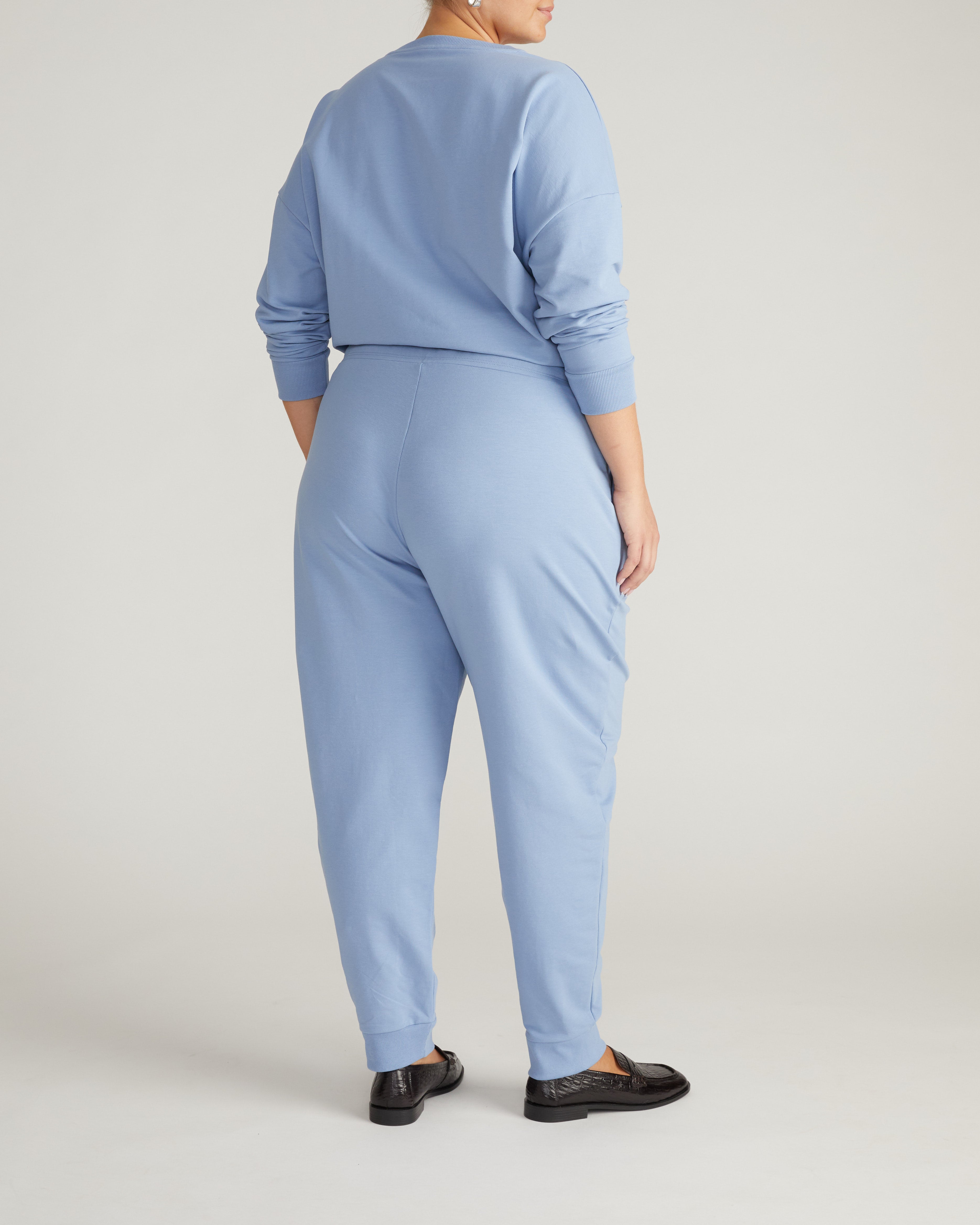 Selma French Terry Jogger - Graceful Blue