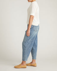 Rosie Pointelle Sweater Top - White