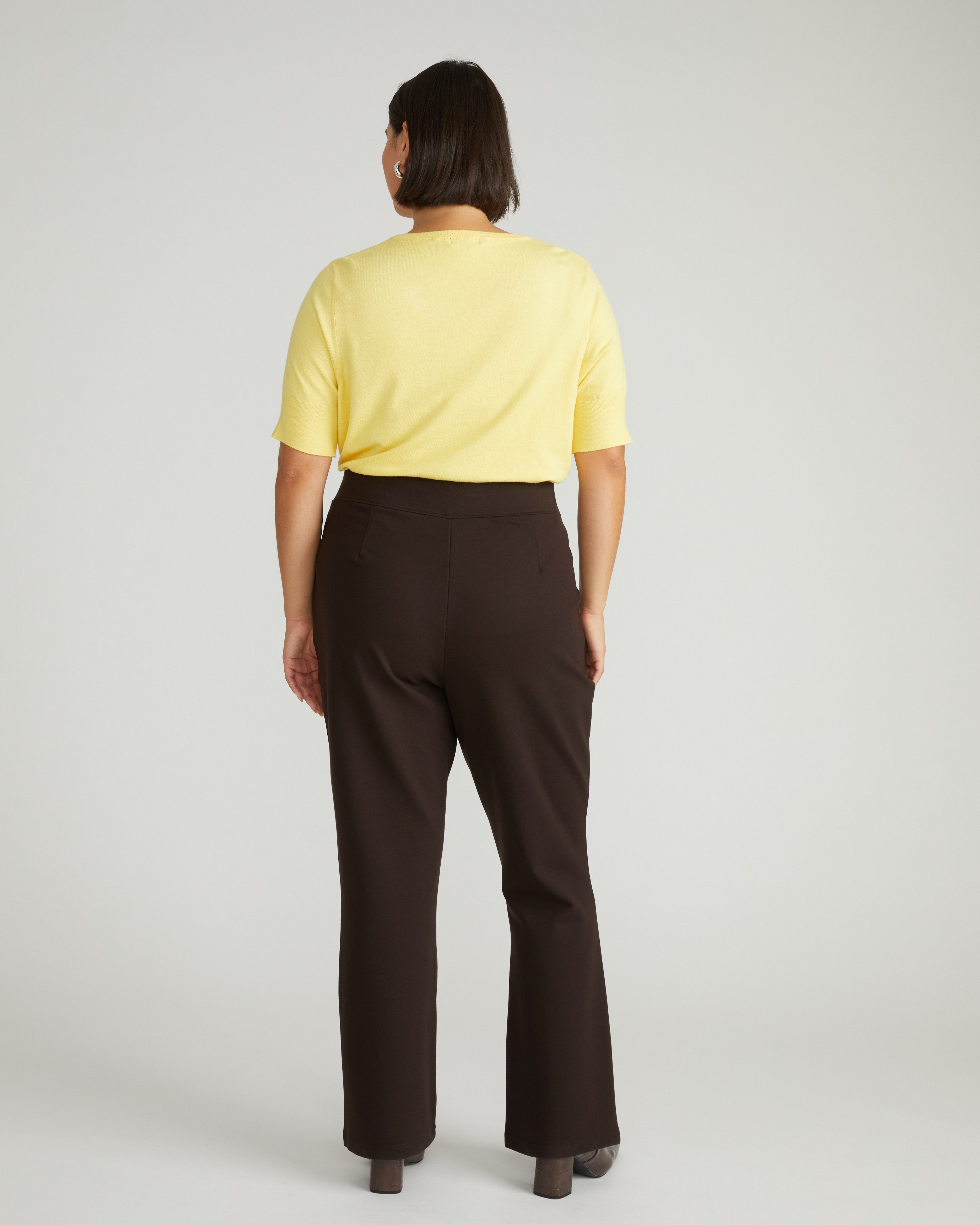 Savvy Fine Knit Sweater Top - Banana Pudding