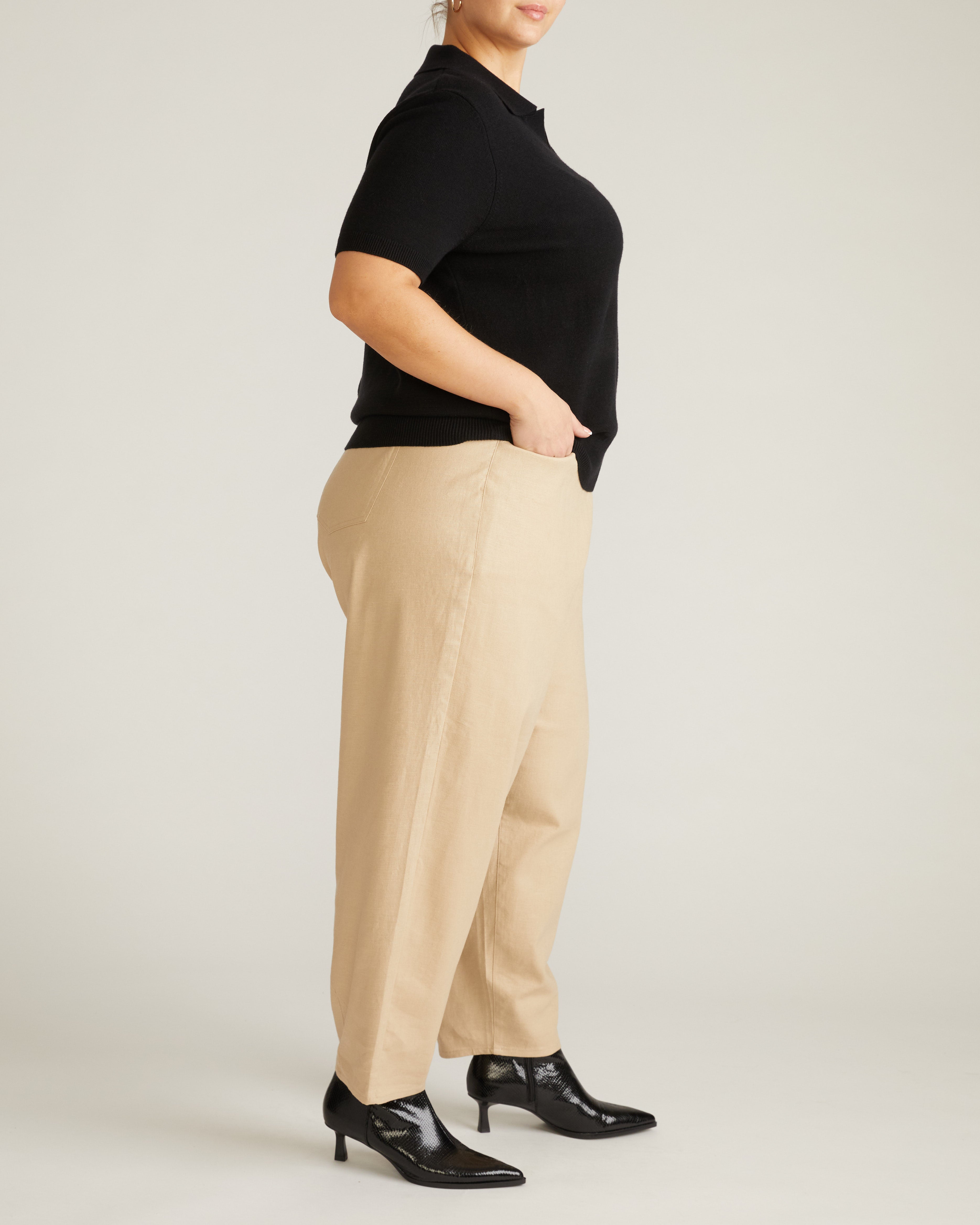 Savvy Fine Knit Short Sleeve Polo Sweater - Black