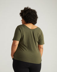 Double V Tee - Nori