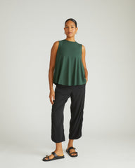 Heatwave Divine Jersey Flared Tank - Conifer
