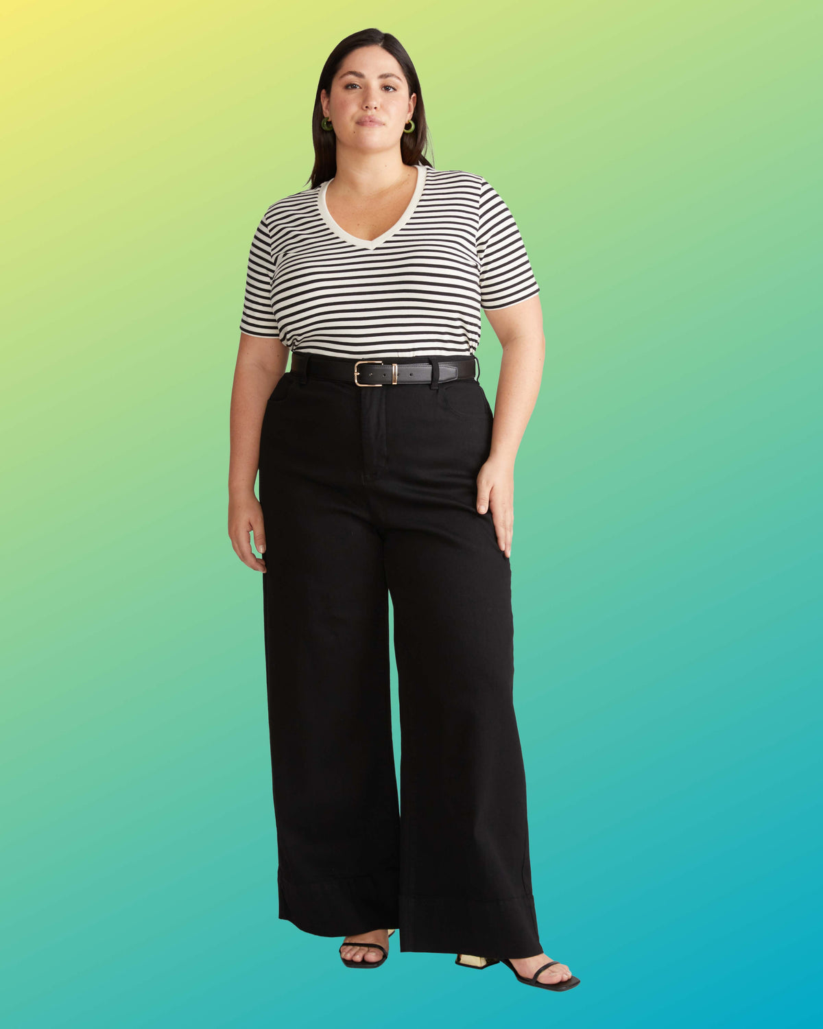 V Rex - Ecru/Black Stripe