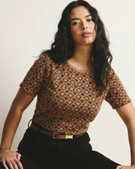 Tee Rex - Brown Hacienda Print