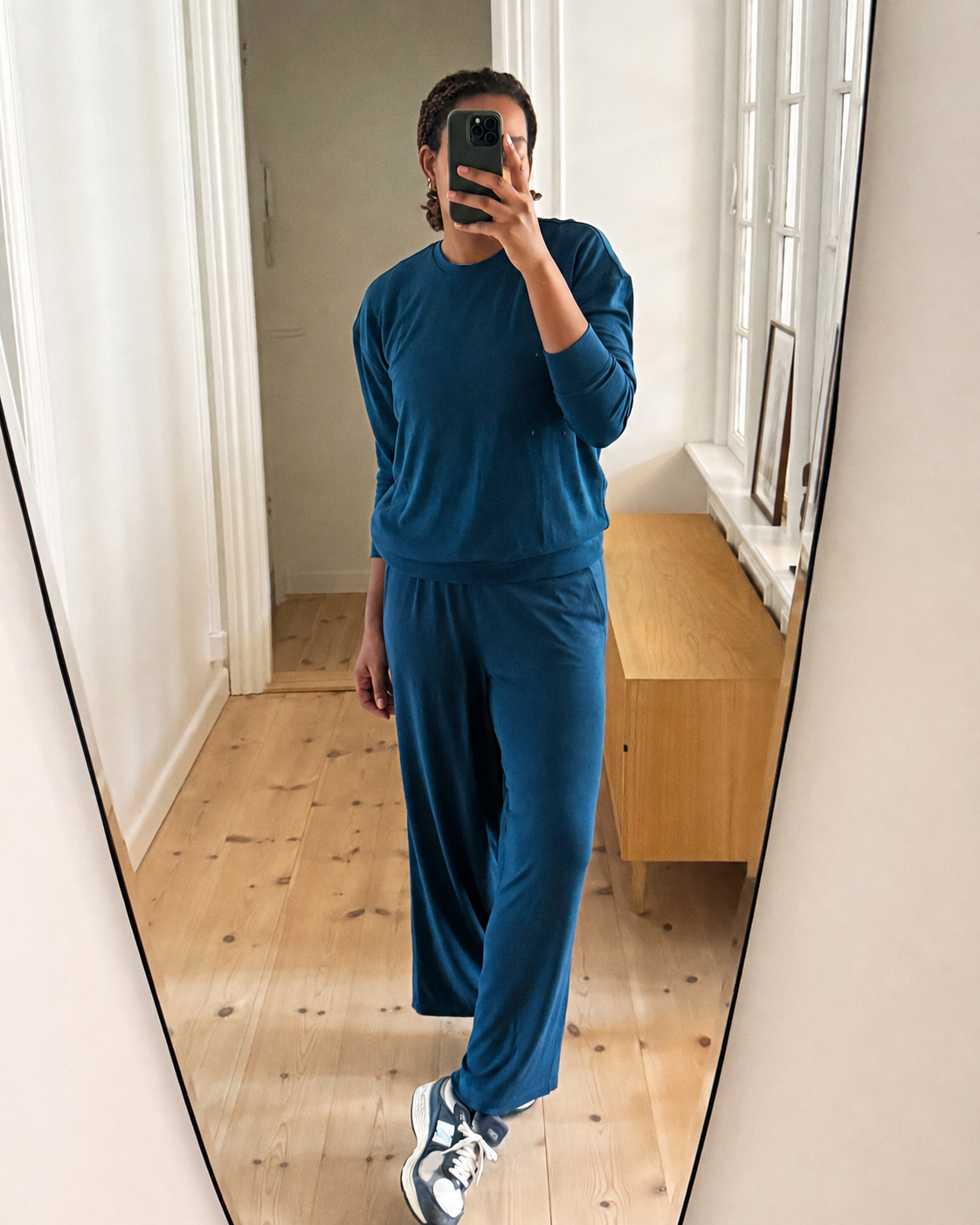 TravelKnit Relaxed Pants - Blue Teal
